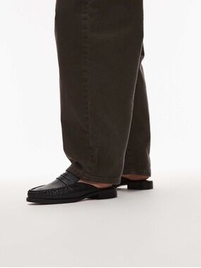 Topshop leather flat mules - Excellent condition